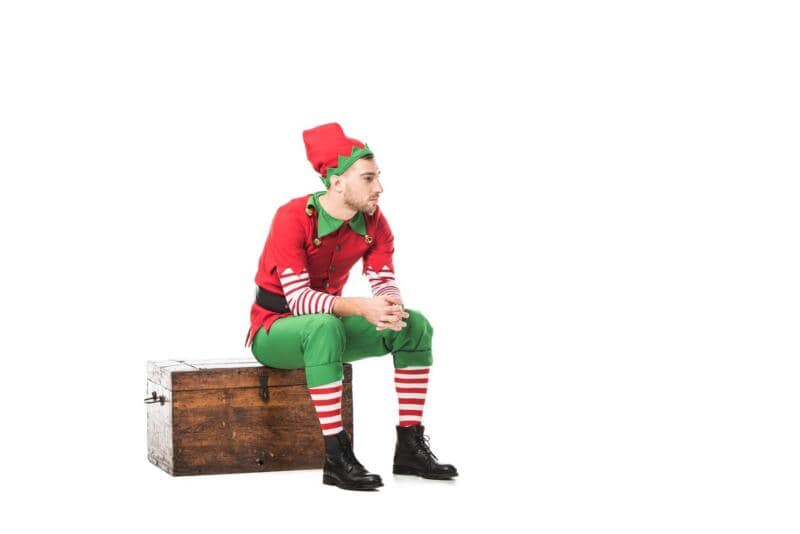 elf sitting